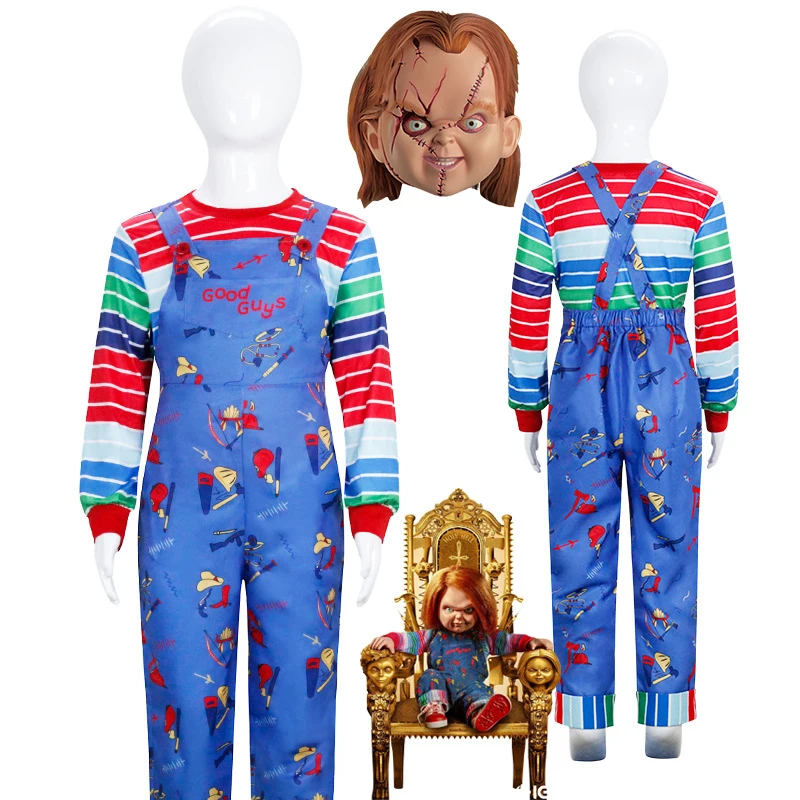 Kids Face Mask - 2025Anime Scary Child is Play Chucky