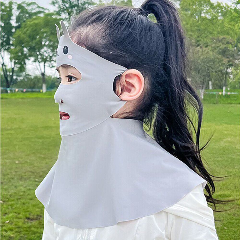 Rabbit Design Kids Sun Protect - Kids Face Mask ulasan dan harga